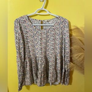 Jane and Delancey Multicolor Floral Blouse